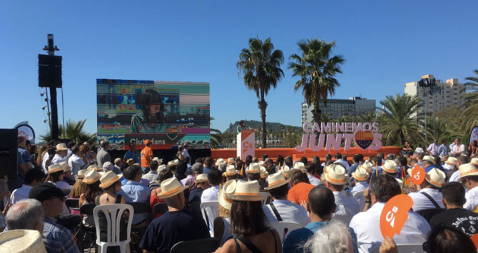 Intervención de Inés Arrimadas en el acto de Ciudadanos en la Diada / CG