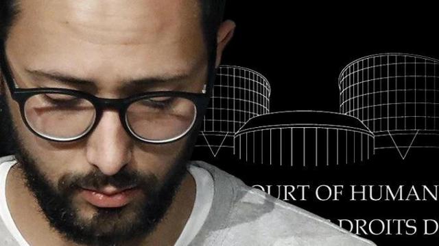 Valtonyc y un dibujo del TEDH