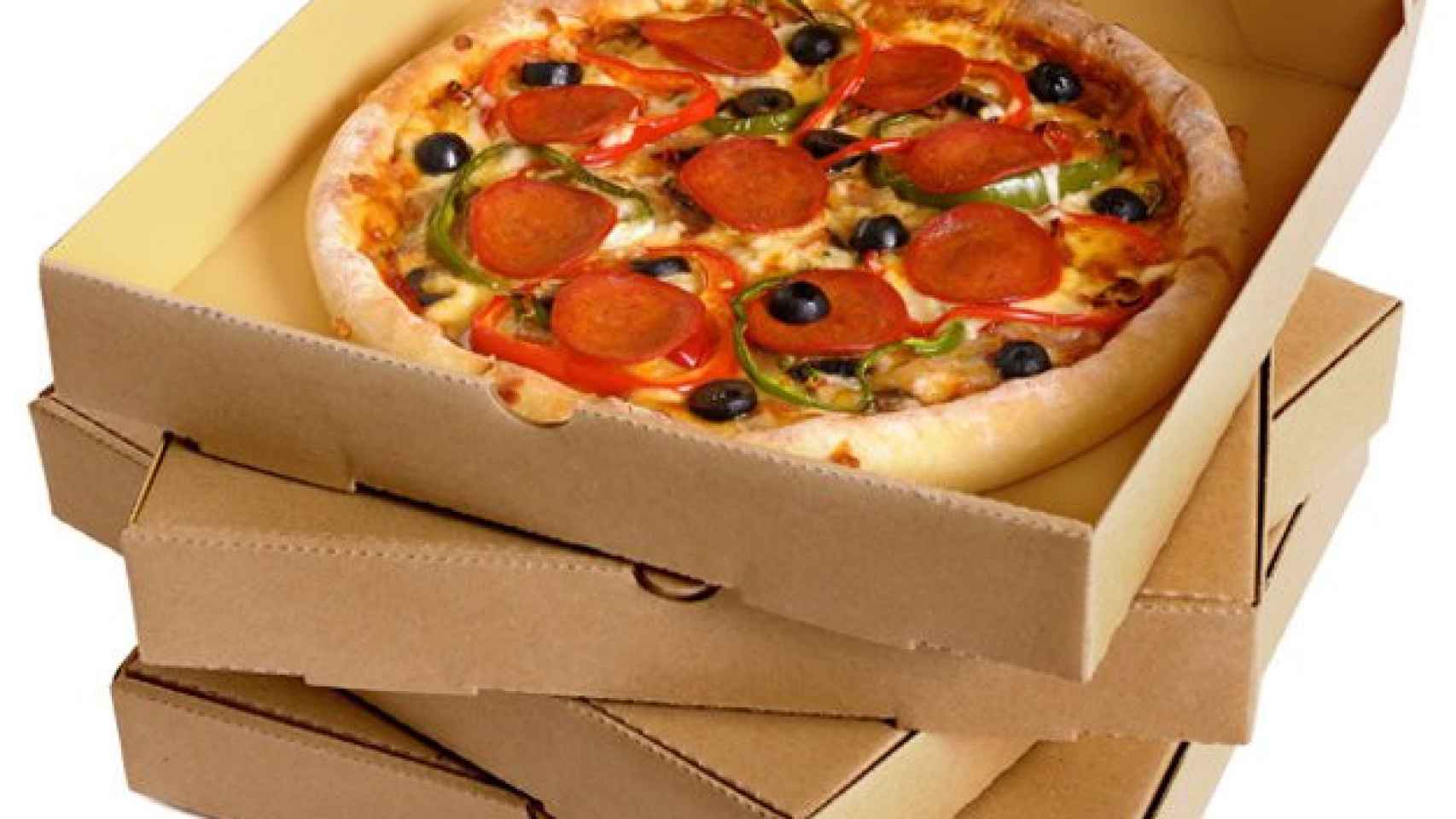 Pizza en su envase / CG