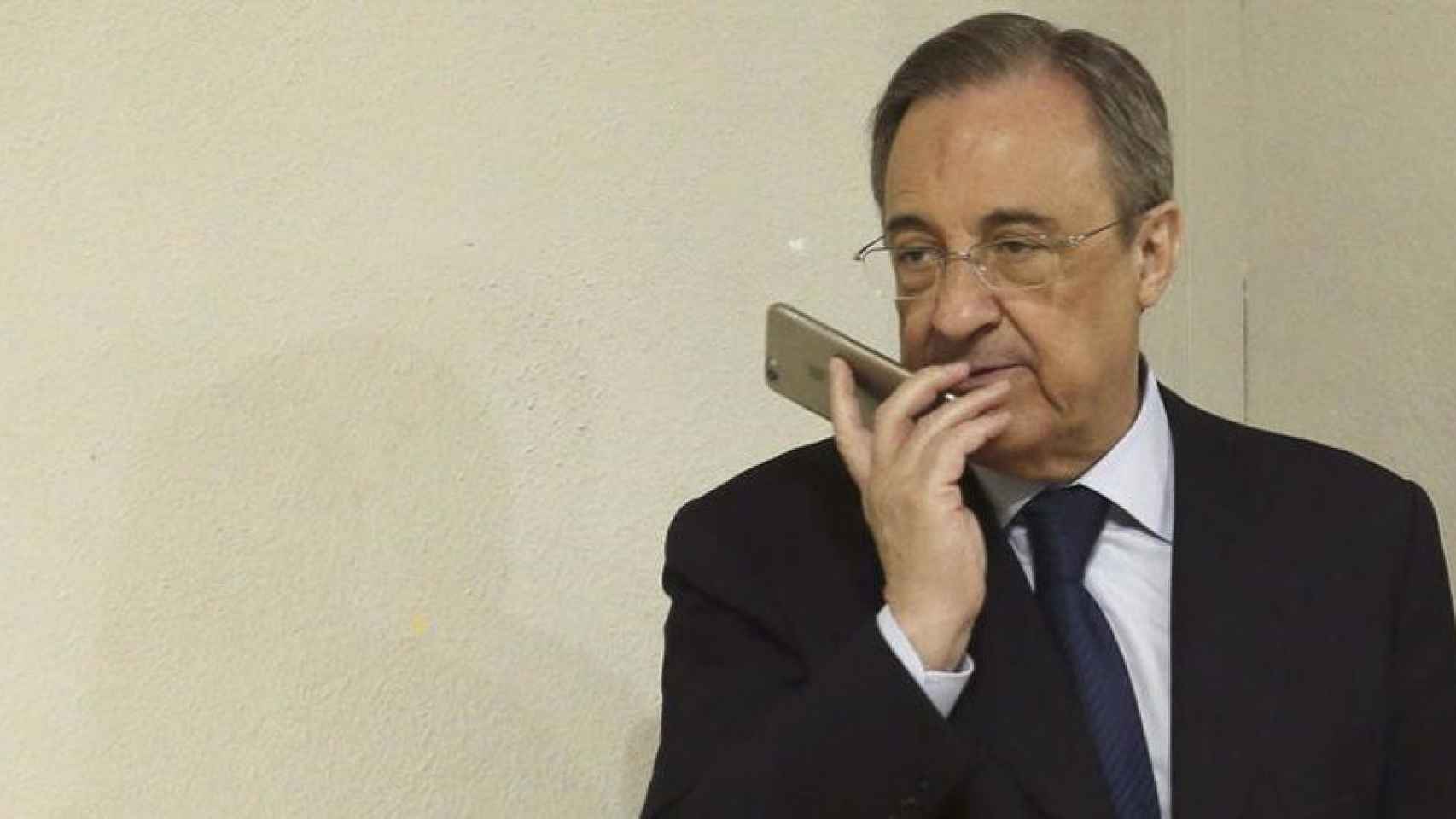 El presidente de ACS y del Real Madrid, Florentino Pérez.