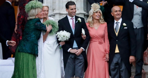 Boda entre la Princesa María-Laura de Bélgica y su esposo William Isvy / EFE