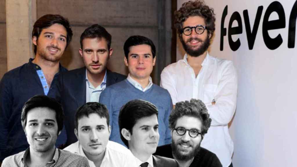 Pep Gómez, Ignacio Bachiller, Alexandre Pérez y Francisco Hein: fundadores de Fever, uno de los grandes unicornios españoles / SERVIMEDIA