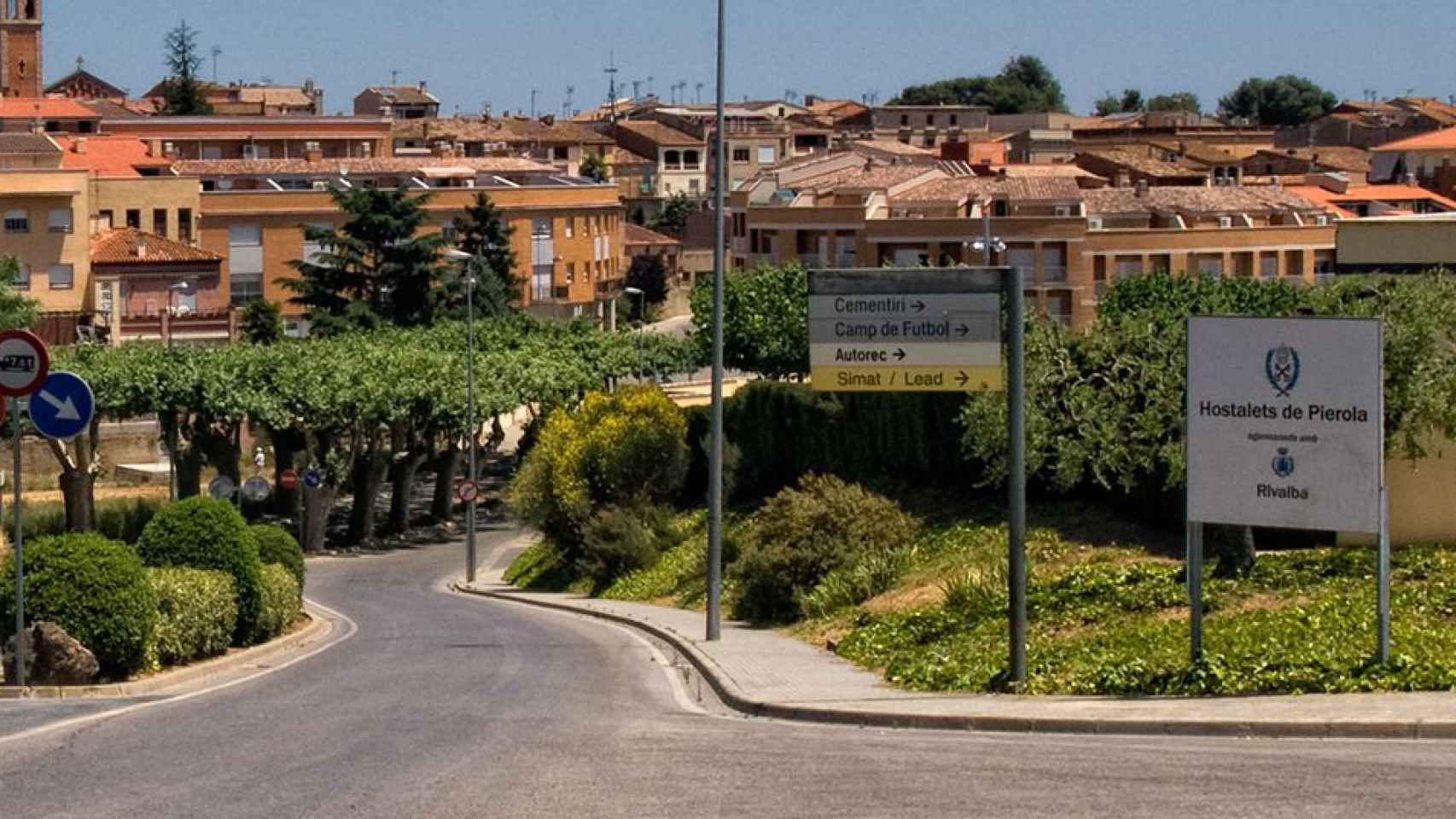 Carretera de Els Hostalets de Pierola