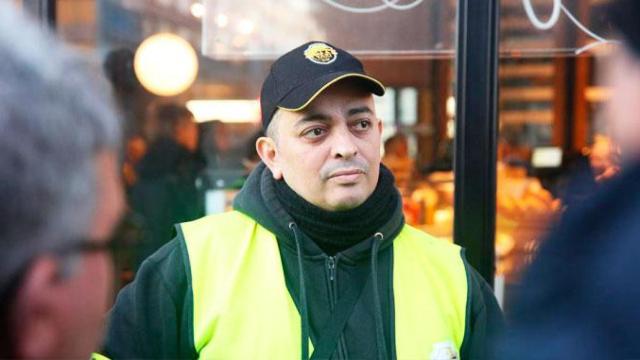 Alberto Álvarez, 'Tito', en una protesta pública en Barcelona / CG