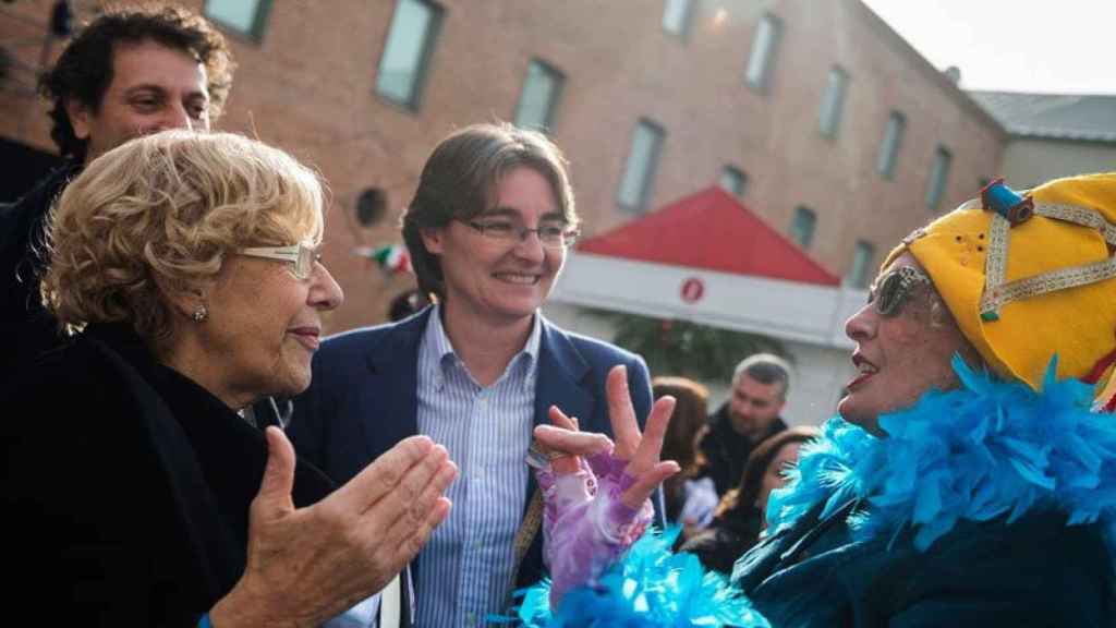 Manuela Carmena, durante un acto oficial en Madrid esta semana.