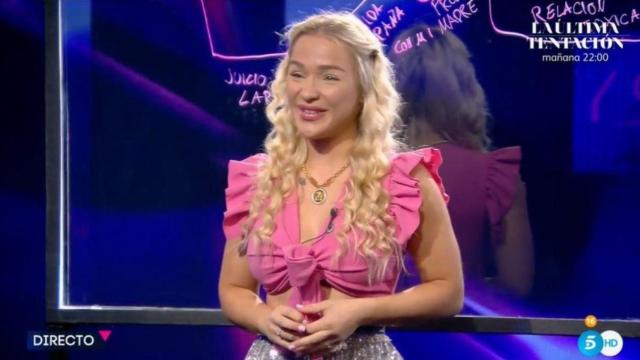 Emmy Russ contando la curva de su vida en 'Secret Story' / MEDIASET