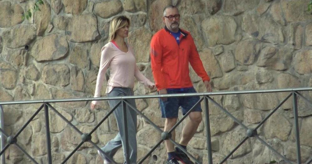 La presentadora Susanna Griso y su marido, Carles Torras, practican deporte / EP