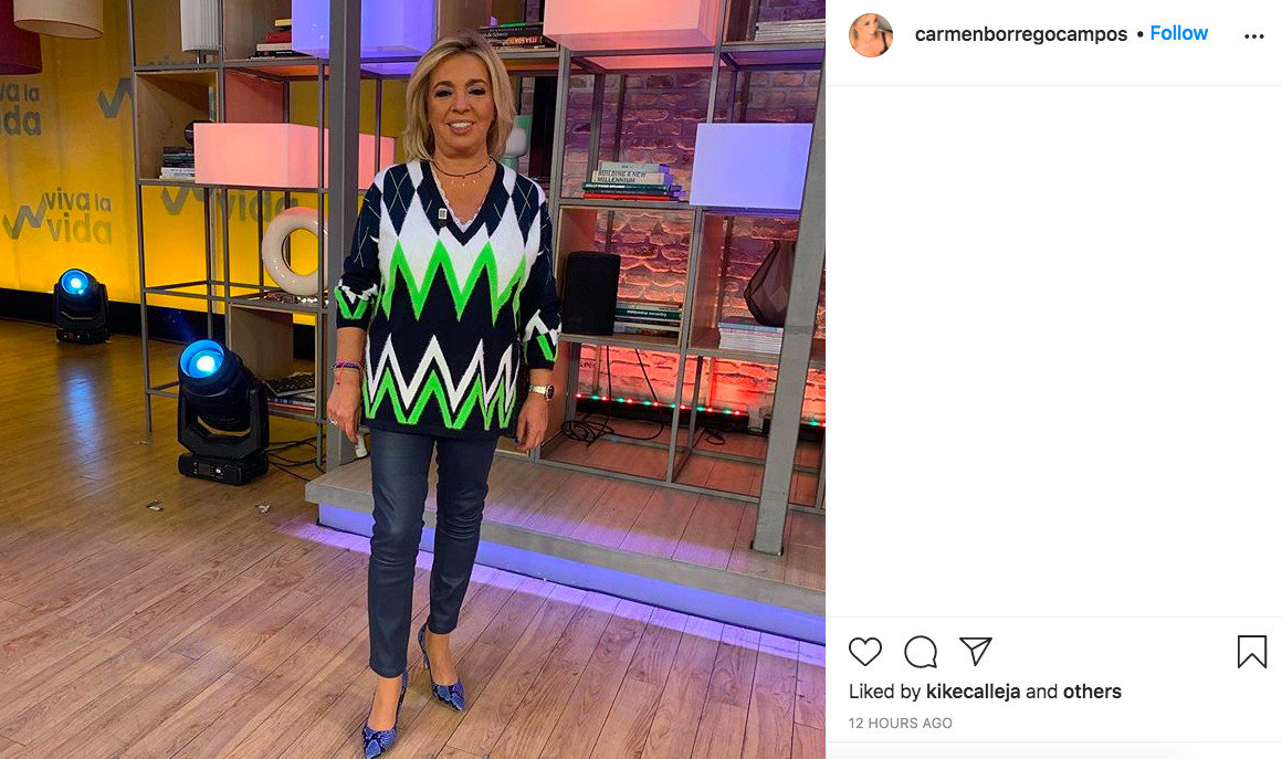 Carmen Borrego bloquea los comentarios en sus redes sociales / INSTAGRAM