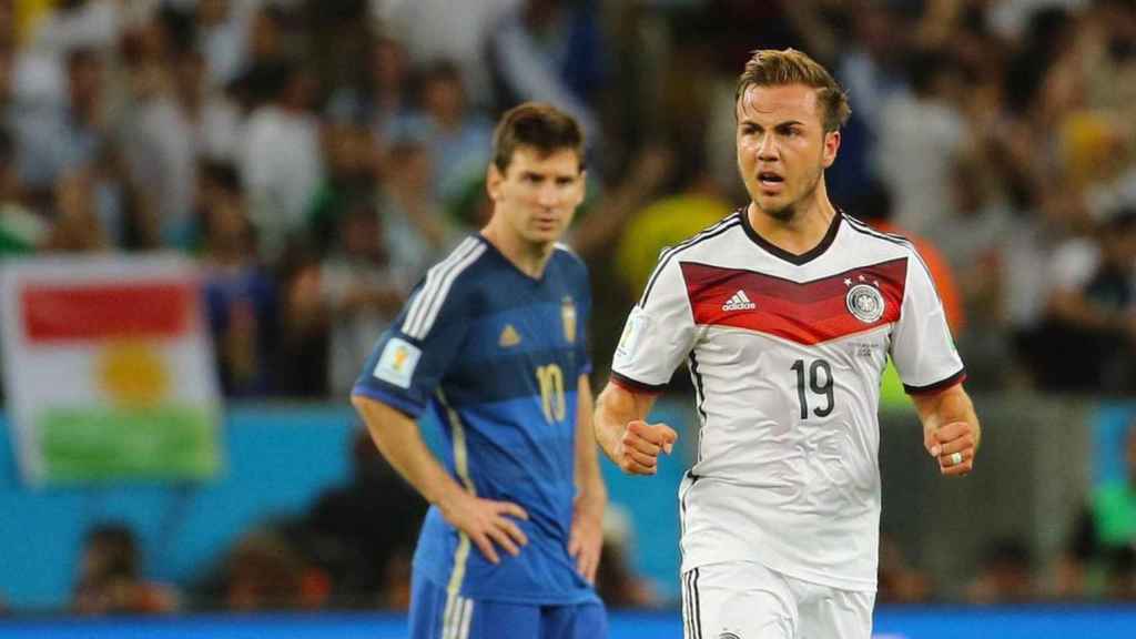 Mario Götze y Leo Messi, en la final del Mundial de Brasil 2014 / REDES