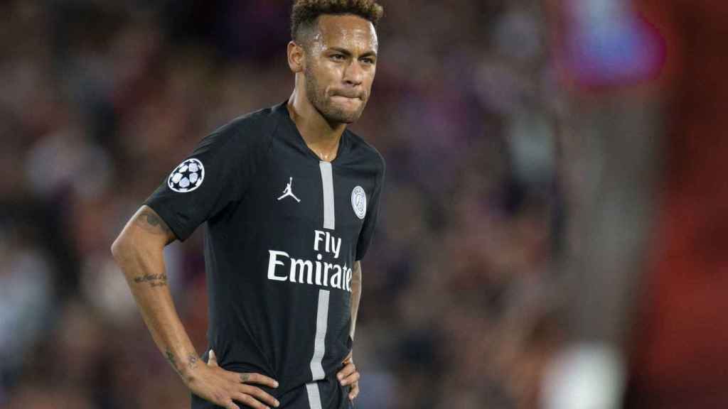 Una foto de Neymar Jr. en un partido del PSG / EFE