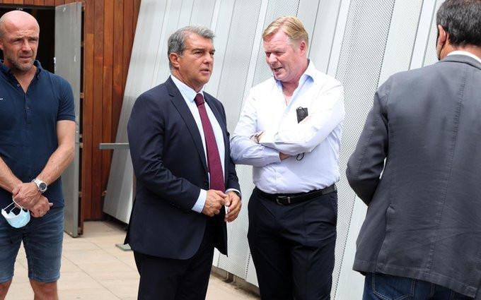 Joan Laporta y Ronald Koeman, condenados a entenderse / FCB