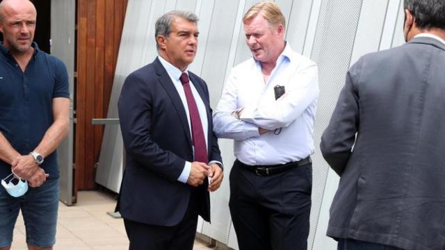 Joan Laporta y Ronald Koeman, condenados a entenderse / FCB