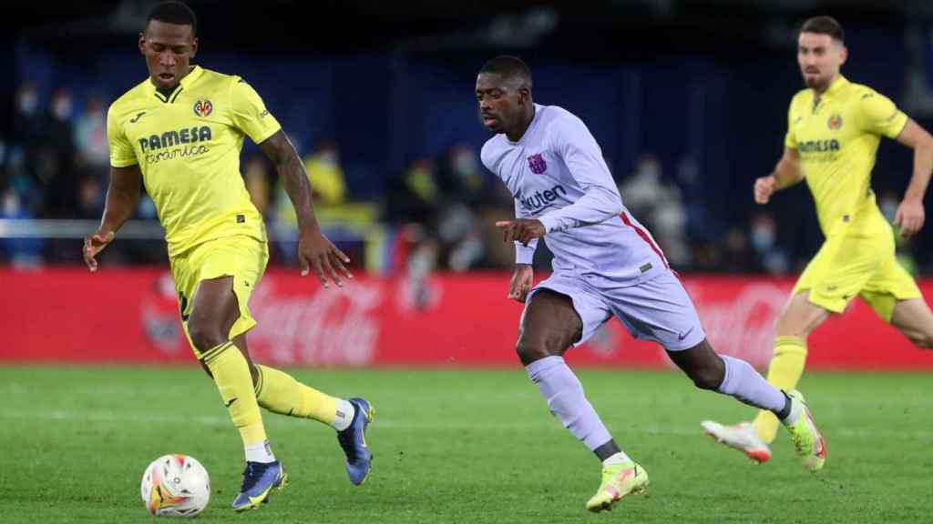 Dembelé, en el último partido del Barça contra el Villarreal / FCB