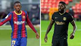 Dembelé y Umtiti en un fotomontaje / Culemanía