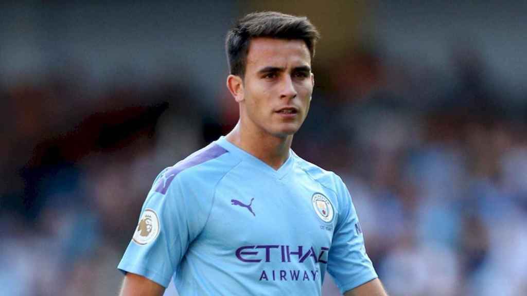 Éric García en un encuentro del Manchester City / EFE