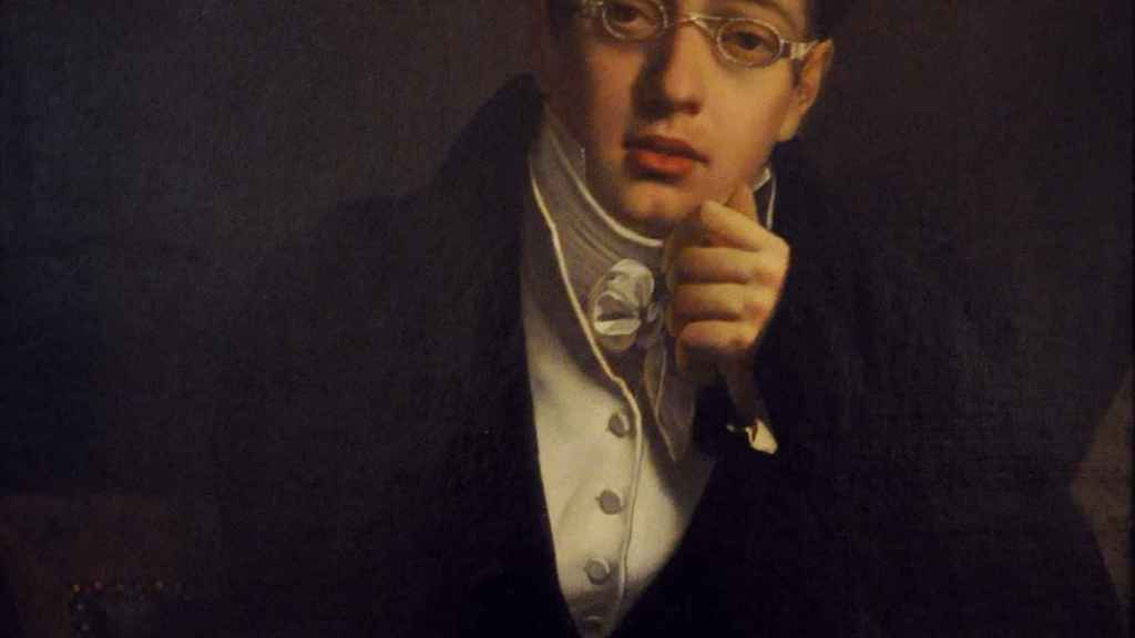 Schubert, en su juventud, hacia 1814, pintado por Josef Abel.