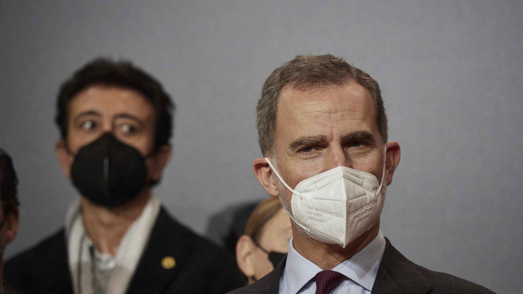 El Rey Felipe VI, en la entrega de las medallas de oro al Mérito en las Bellas Artes 2022, en el Palacio de Congresos y Auditorio de Navarra, 2 de marzo de 2022, en Pamplona / EUROPA PRESS