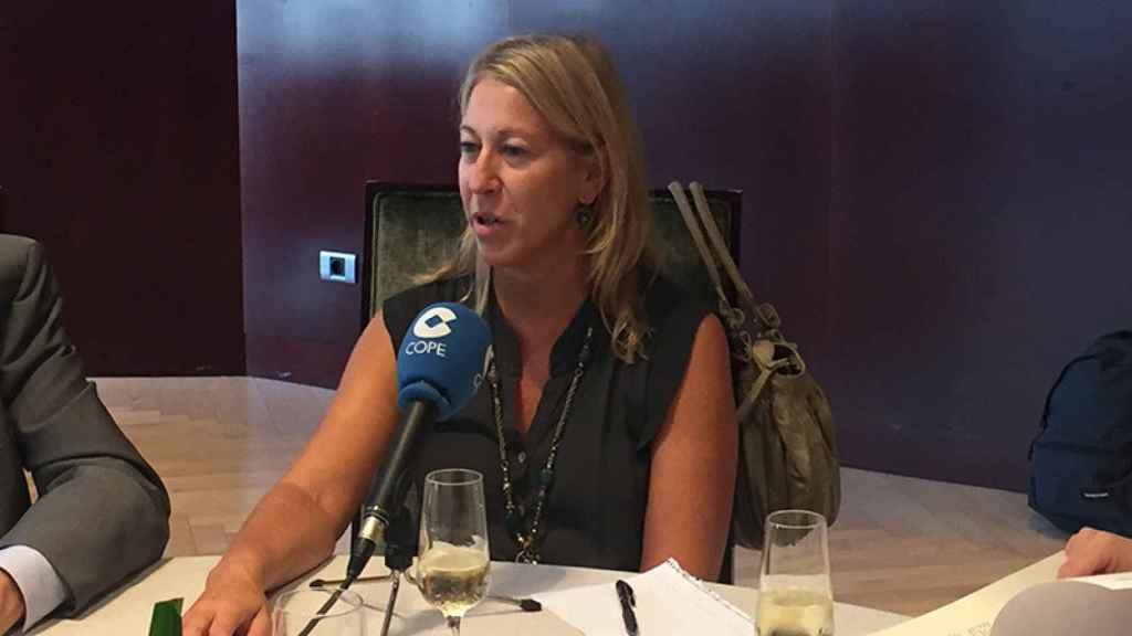 La consejera de Presidencia de la Generalitat, Neus Munté, en el programa 'Converses' de COPE / CG