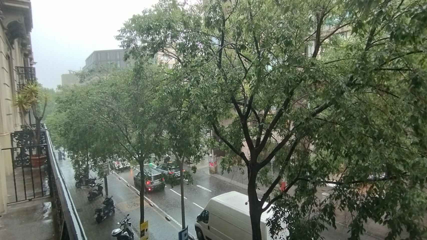 Lluvia en Barcelona / CG