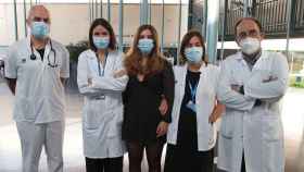 Equipo de investigadores del Hospital del Mar que ha estudiado el incremento de mortalidad tras sufrir Covid-19 en pacientes con ictus previo / EP