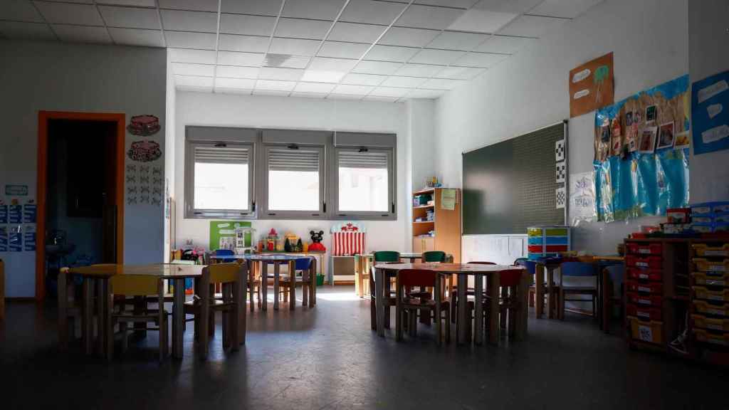 El aula de una escuela vacía y sin alumnos, para ilustrar el absentismo / EP