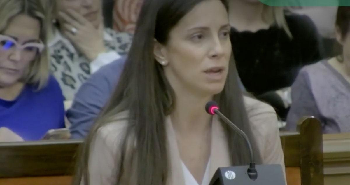 Rosa Peral, acusada del crimen de la Urbana, durante su declaración en la Audiencia de Barcelona / EFE