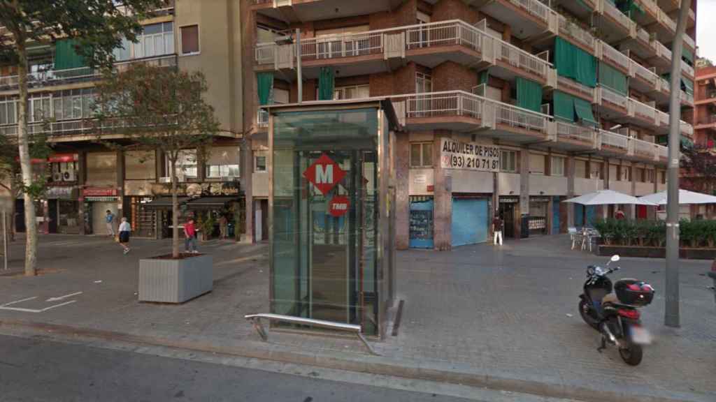 Estación de metro de la Sagrera, cerca de donde se produjo la agresión racista contra dos jóvenes / GOOGLE MAPS