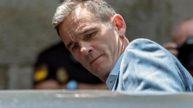 Iñaki Urdangarin durante su traslado en la cárcel de Brieva