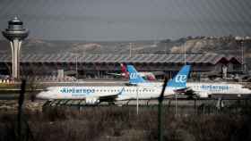 Dos aviones de Air Europa en Barajas / EUROPA PRESS