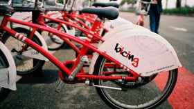 Una parada de Bicing en Barcelona / CG