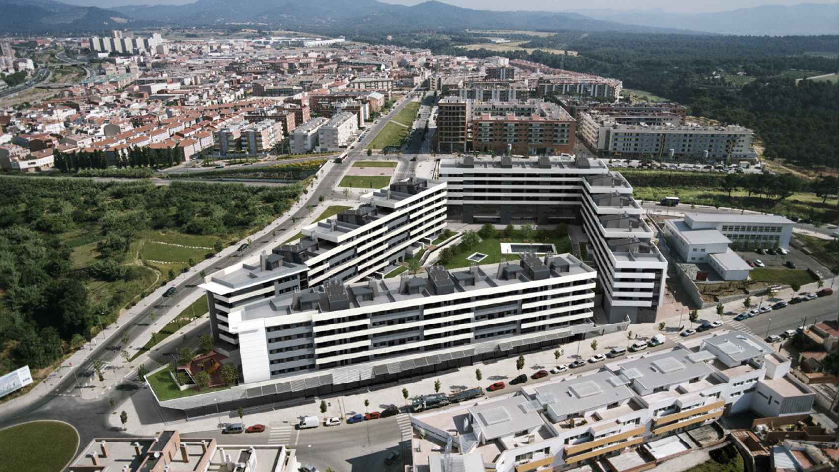 Edificio Blau Cell, en Terrassa, que ha supuesto una de las principales ventas de Altamira en 2016 /CG