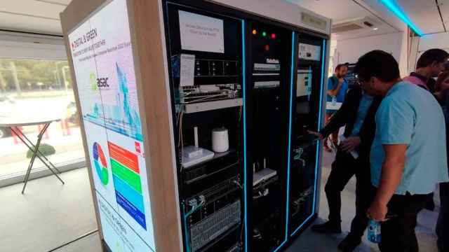 Recreación de un centro de datos en la muestra de Huawei en Barcelona / CG