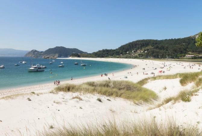 Imagen bucólica de una de las playas de las Islas Cíes, uno de los destinos de este año / TURISMO DE VIGO