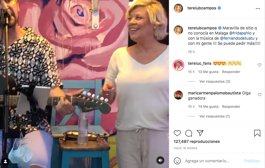 Publicación de Terelu Campos en Instagram / @terelubcampos