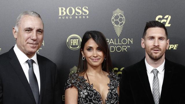 Antonella Roccuzzo, Leo Messi y Stoikov
