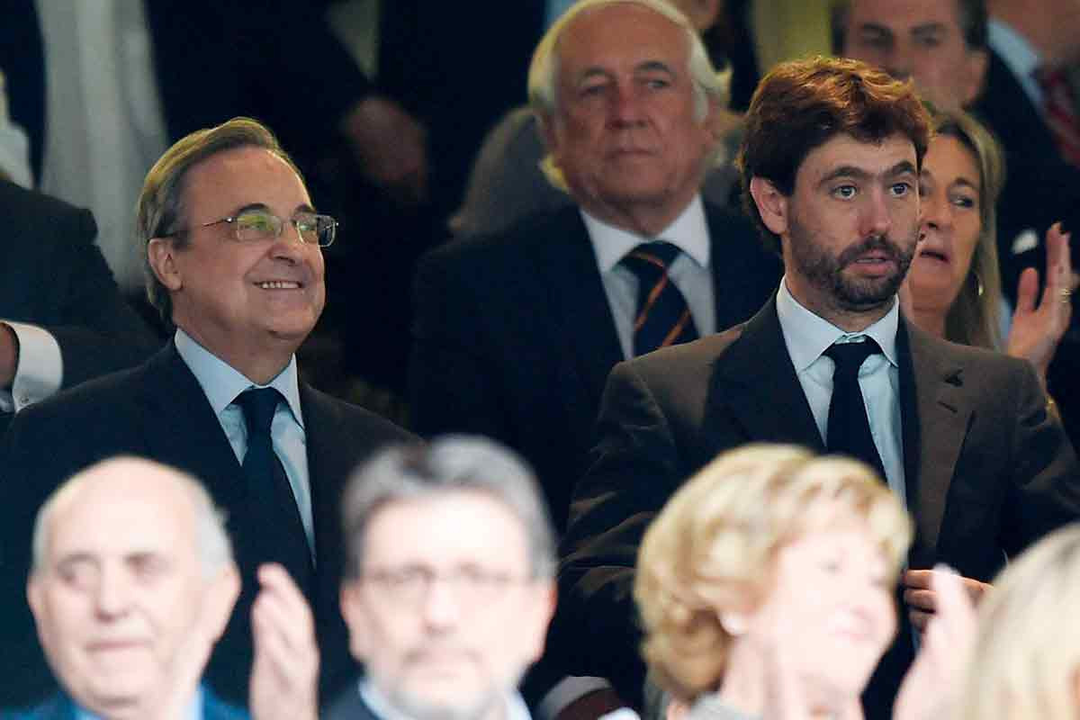 Florentino y Agnelli en imagen de archivo / EFE