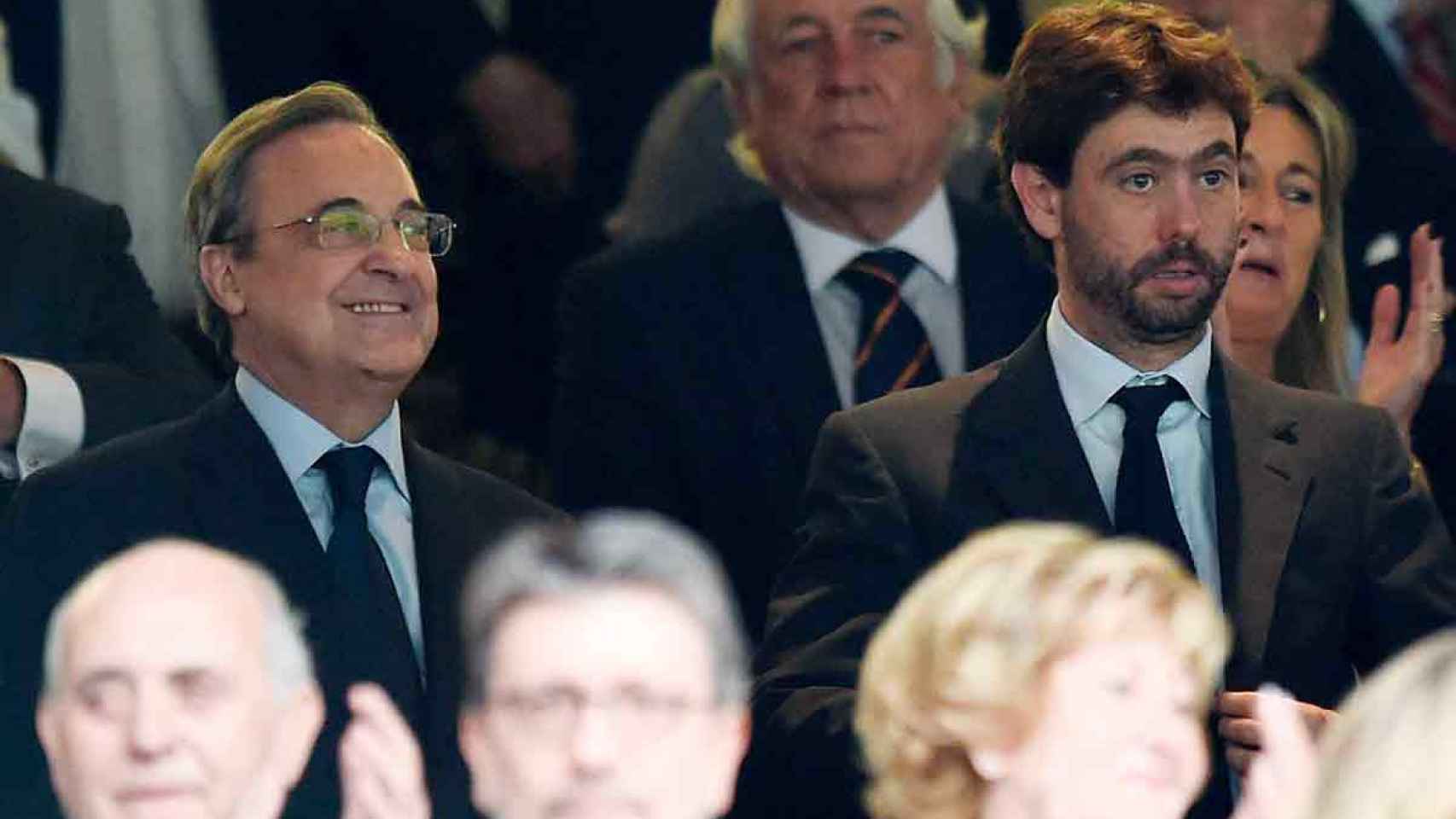 Florentino y Agnelli en imagen de archivo / EFE