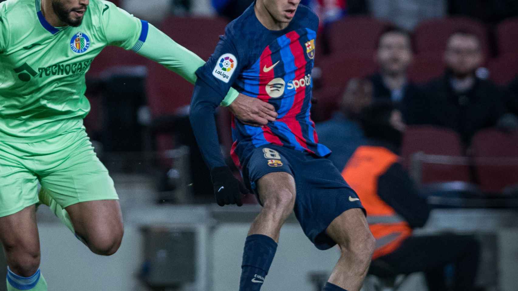 Pedri durante el Barça-Getafe / FCB