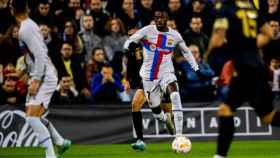 Dembelé durante el partido de Copa del Rey contra el Intercity /FCB