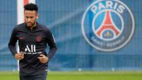 Una foto de Neymar Jr. durante un entrenamiento con el PSG / Twitter