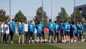 Primera imagen de Zinedine Zidane dirigiendo un entrenamiento en su segunda etapa al frente del banquillo del Real Madrid / RMCF