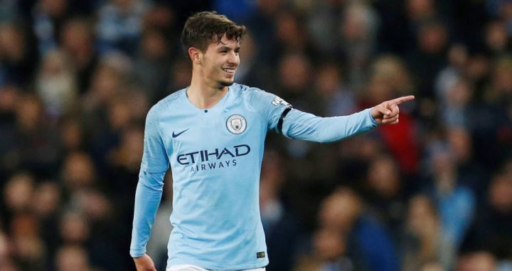 Imagen de archivo de Brahim Díaz con el Manchester City / EFE