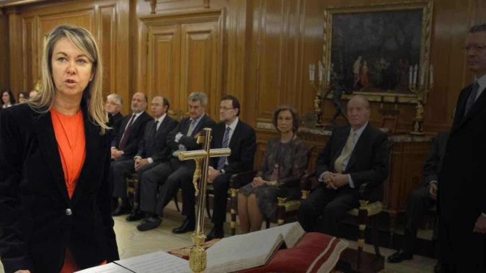 Roser Bach, juez, durante la toma posesión como vocal del CGPJ / EFE