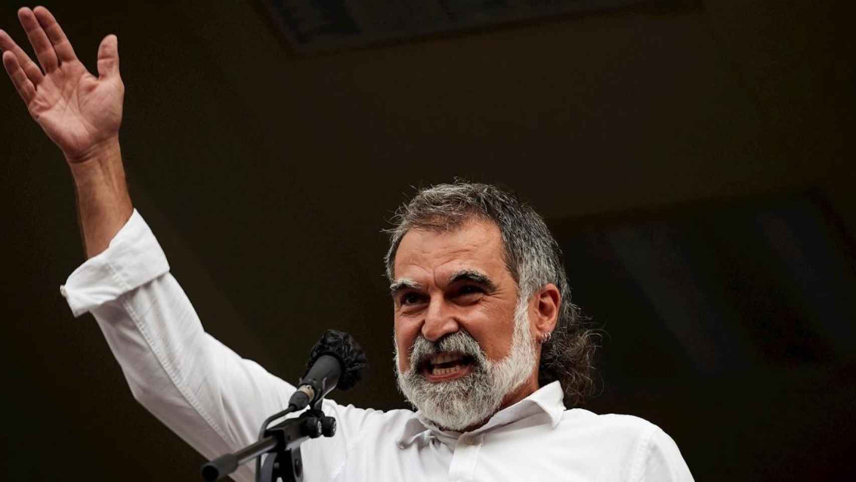 Jordi Cuixart, presidente de Òmnium Cultural, quien tira la toalla y abandona la entidad / EFE