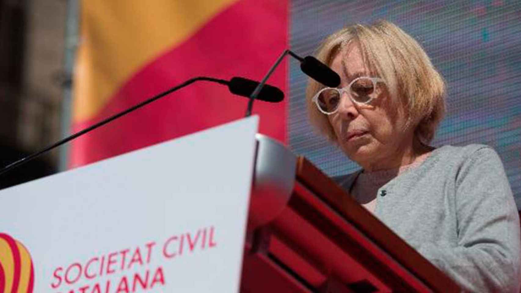 La actriz Rosa Maria Sardà, en un acto con Societat Civil Catalana / EFE