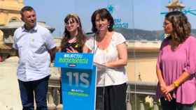 Elisenda Paluzie, presidenta de la ANC, anuncia la manifestación de la Diada 2019 / ANC