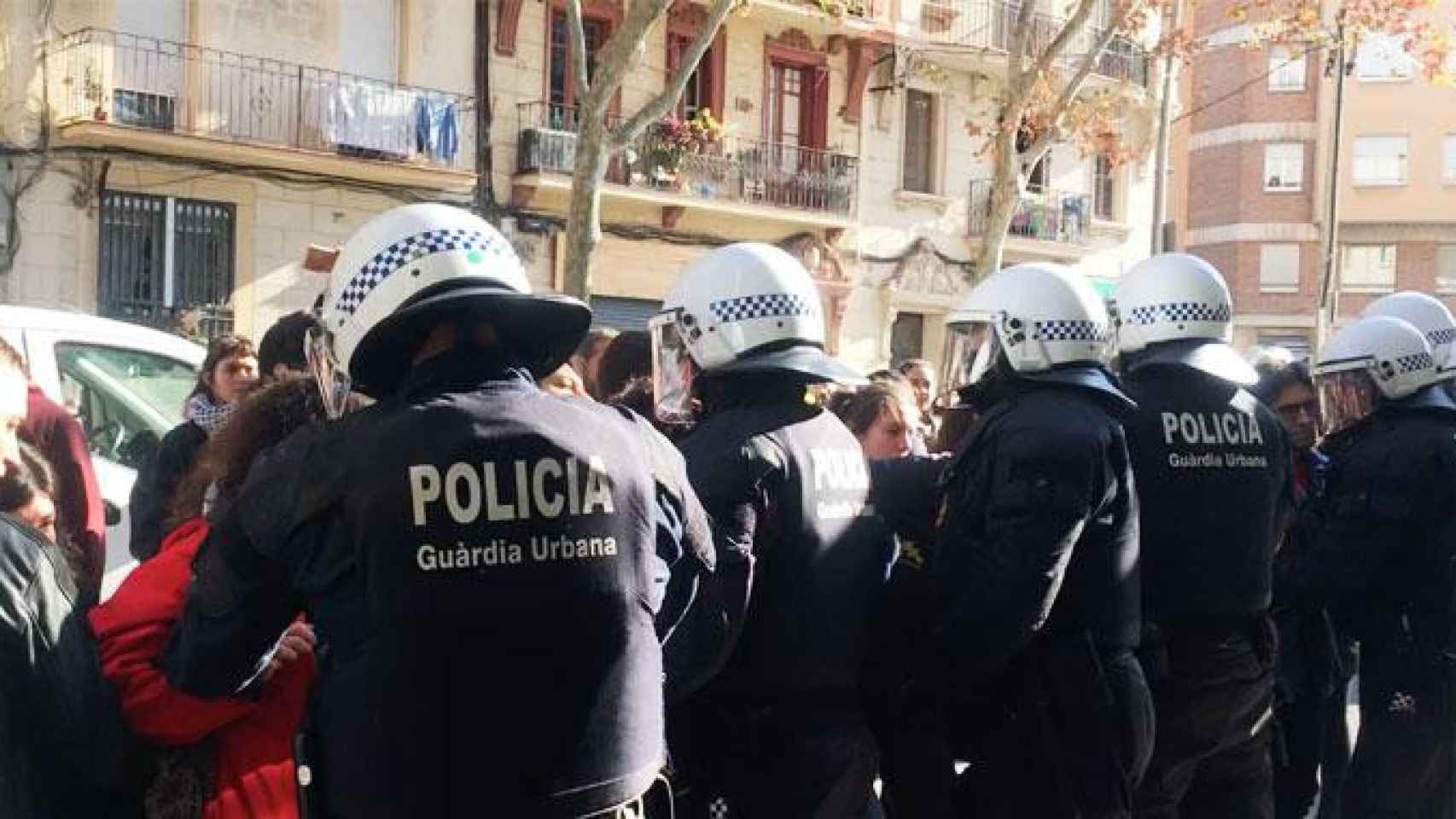 Imagen de la Unidad de Apoyo Policial (USP) de la Guardia Urbana, que Ada Colau ha disuelto por decreto / CG