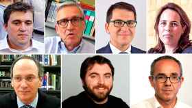 David Bonvehí, Xavier Arbós, José Mª Espejo-Saavedra, Argelia Queralt, Gabriel Colomé, Ferran Pedret y Joan Coscubiela / CG