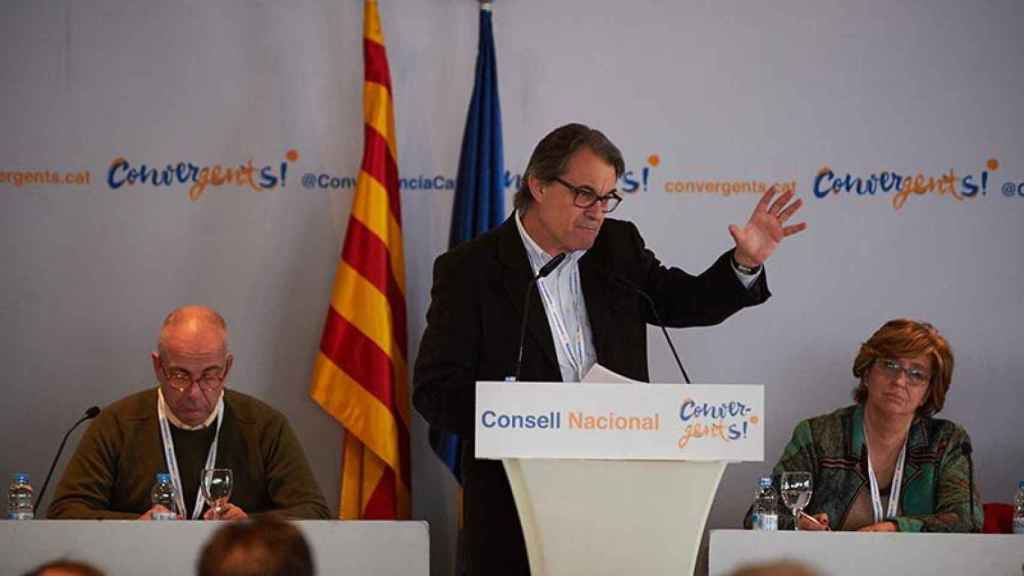 Artur Mas, en el Consejo Nacional de Convergència.