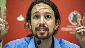 El líder de Podemos, Pablo Iglesias